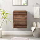 Render 18" Wall-Mount Bathroom Vanity Cabinet (Walnut) by Modway by HouseOfZazla