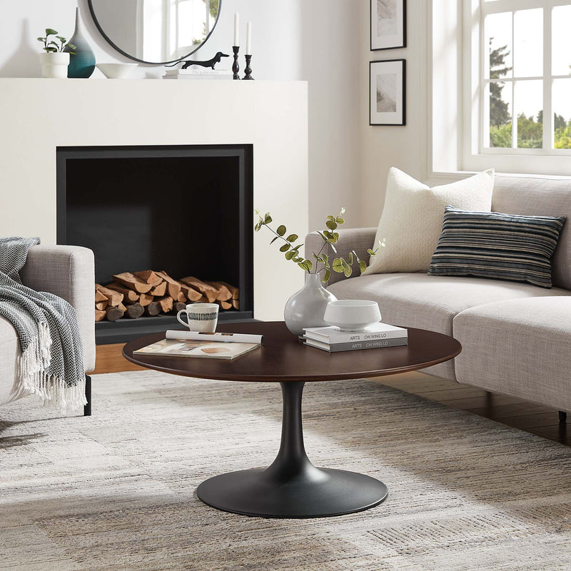 Lippa 36" Round Wood Coffee Table by Modway, photo 6 of 7