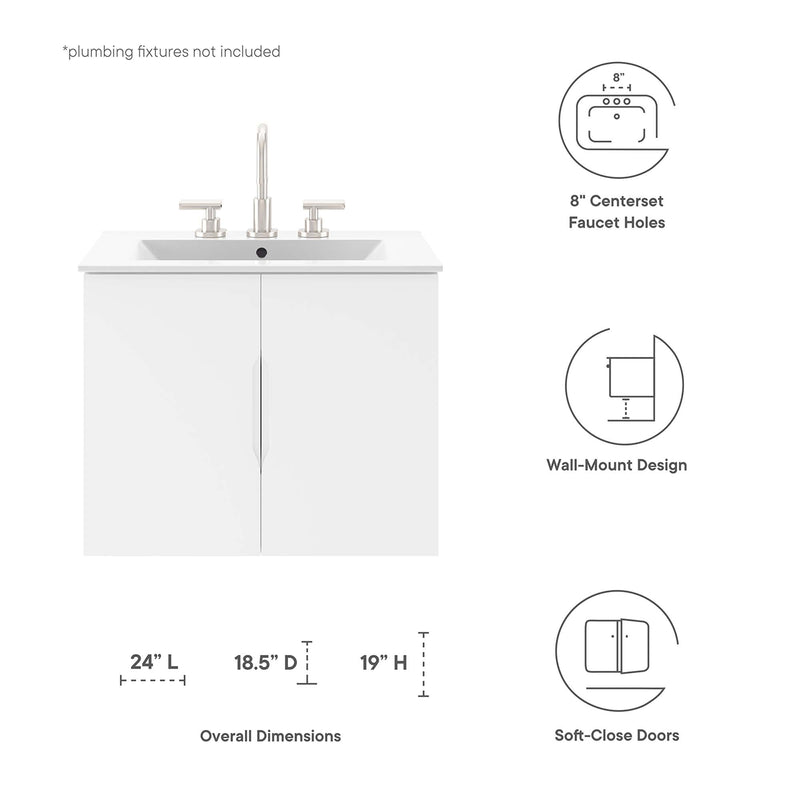 Vitality 24" Bathroom Vanity Cabinet by Modway, photo 2 of 7
