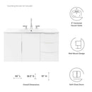 Vitality 36" Bathroom Vanity Cabinet (Sink Basin Not Included) by Modway by HouseOfZazla