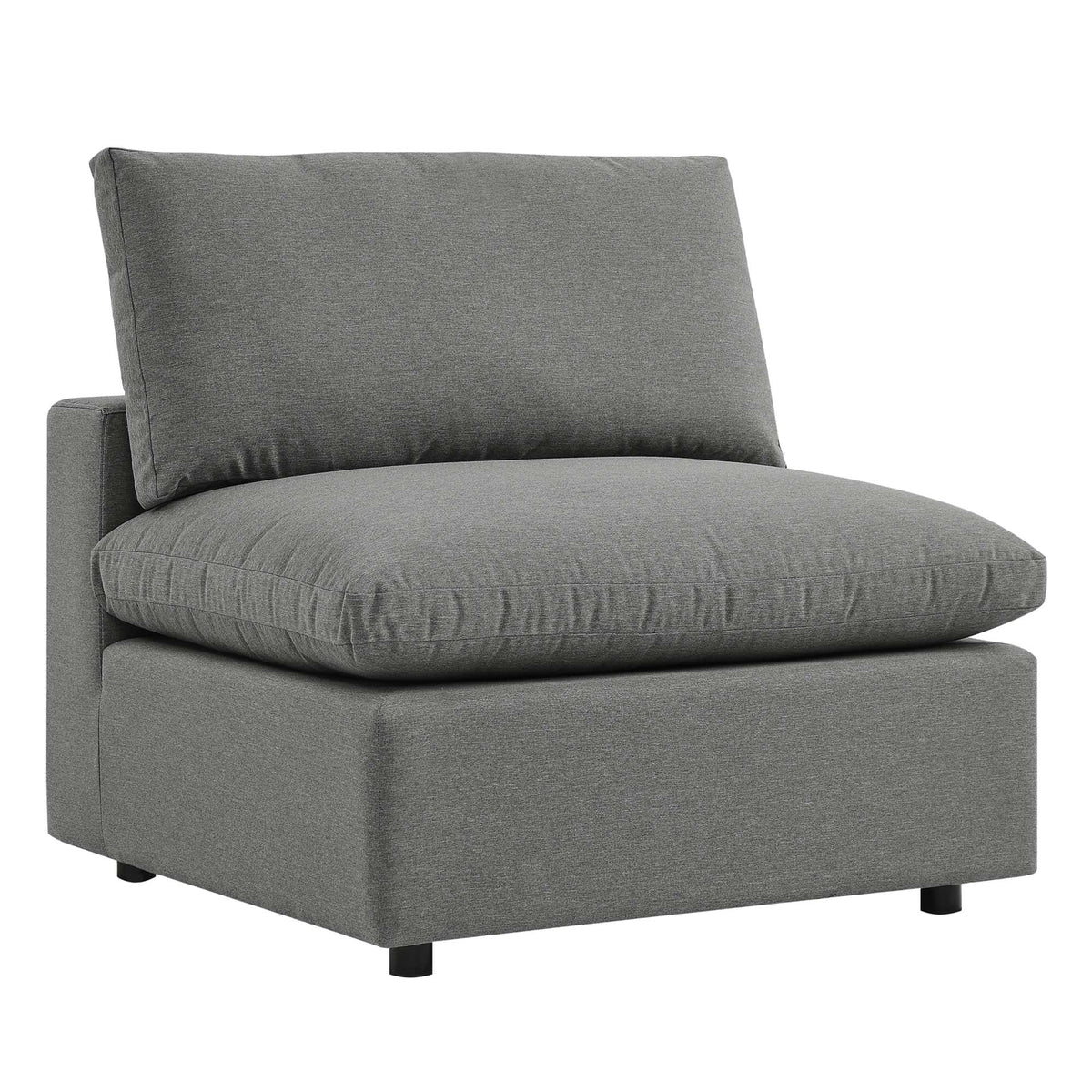 Commix Overstuffed Outdoor Patio Armless Chair by Modway, photo 14 of 14