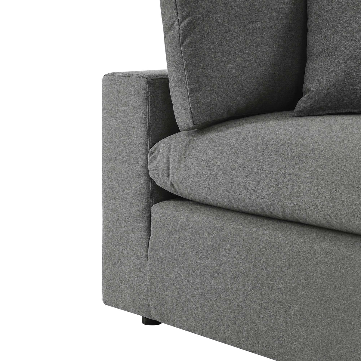 Commix Overstuffed Outdoor Patio Armless Chair by Modway, photo 12 of 14