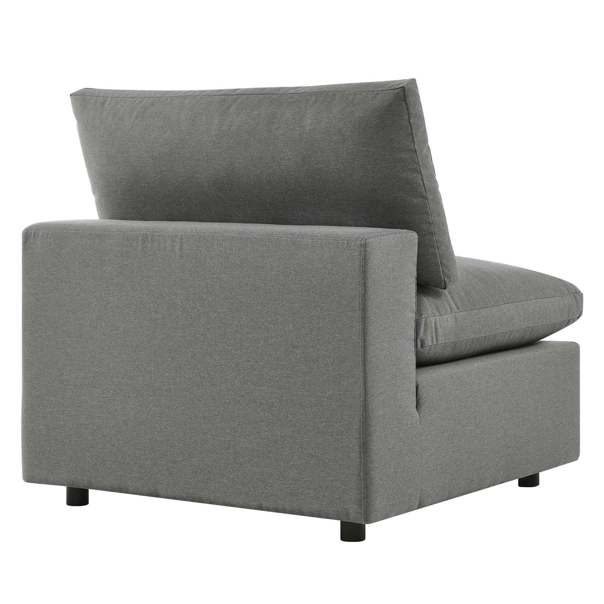 Commix Overstuffed Outdoor Patio Armless Chair by Modway, photo 10 of 14