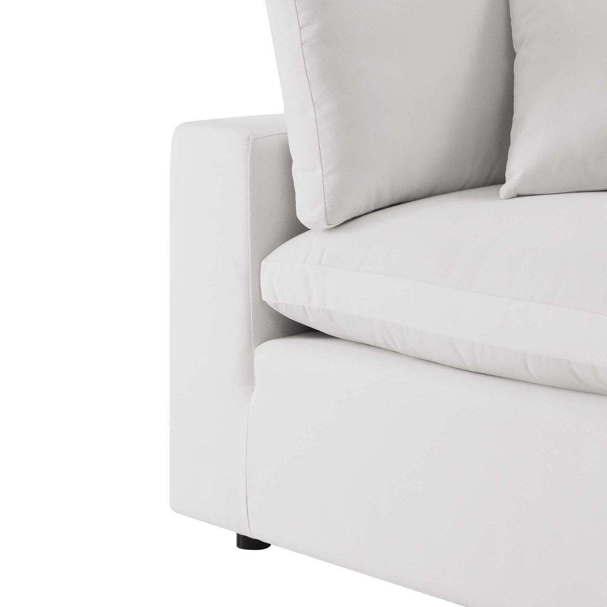 Commix Overstuffed Outdoor Patio Armless Chair by Modway, photo 3 of 14