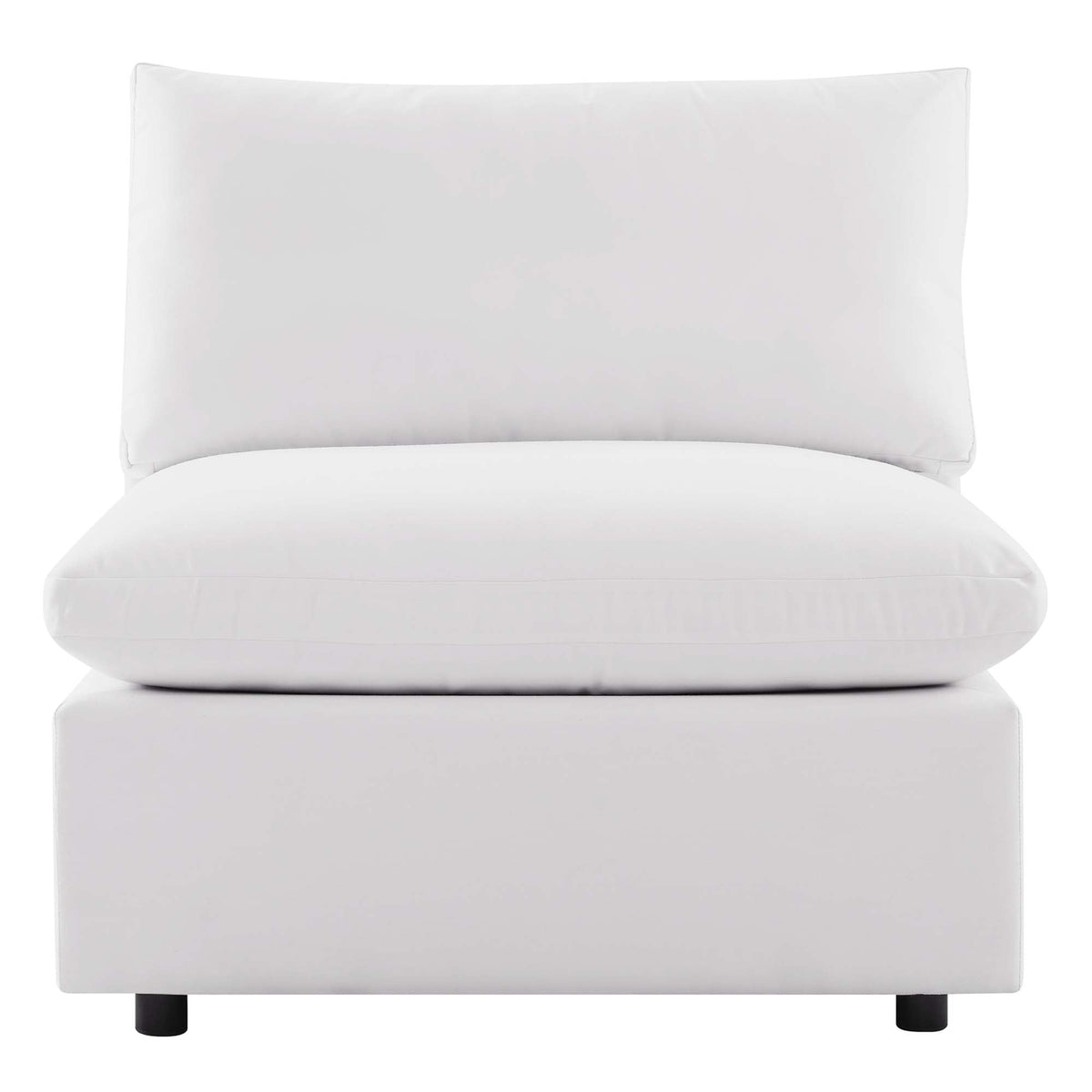 Commix Overstuffed Outdoor Patio Armless Chair by Modway, photo 6 of 14