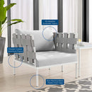 Harmony Sunbrella Outdoor Patio Aluminum Armchair by Modway by HouseOfZazla