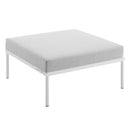 Harmony Sunbrella Outdoor Patio Aluminum Ottoman by Modway by HouseOfZazla