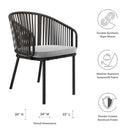Harbor Outdoor Patio Armchair by Modway