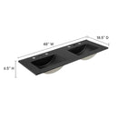 Cayman 48" Double Basin Bathroom Sink by Modway by HouseOfZazla