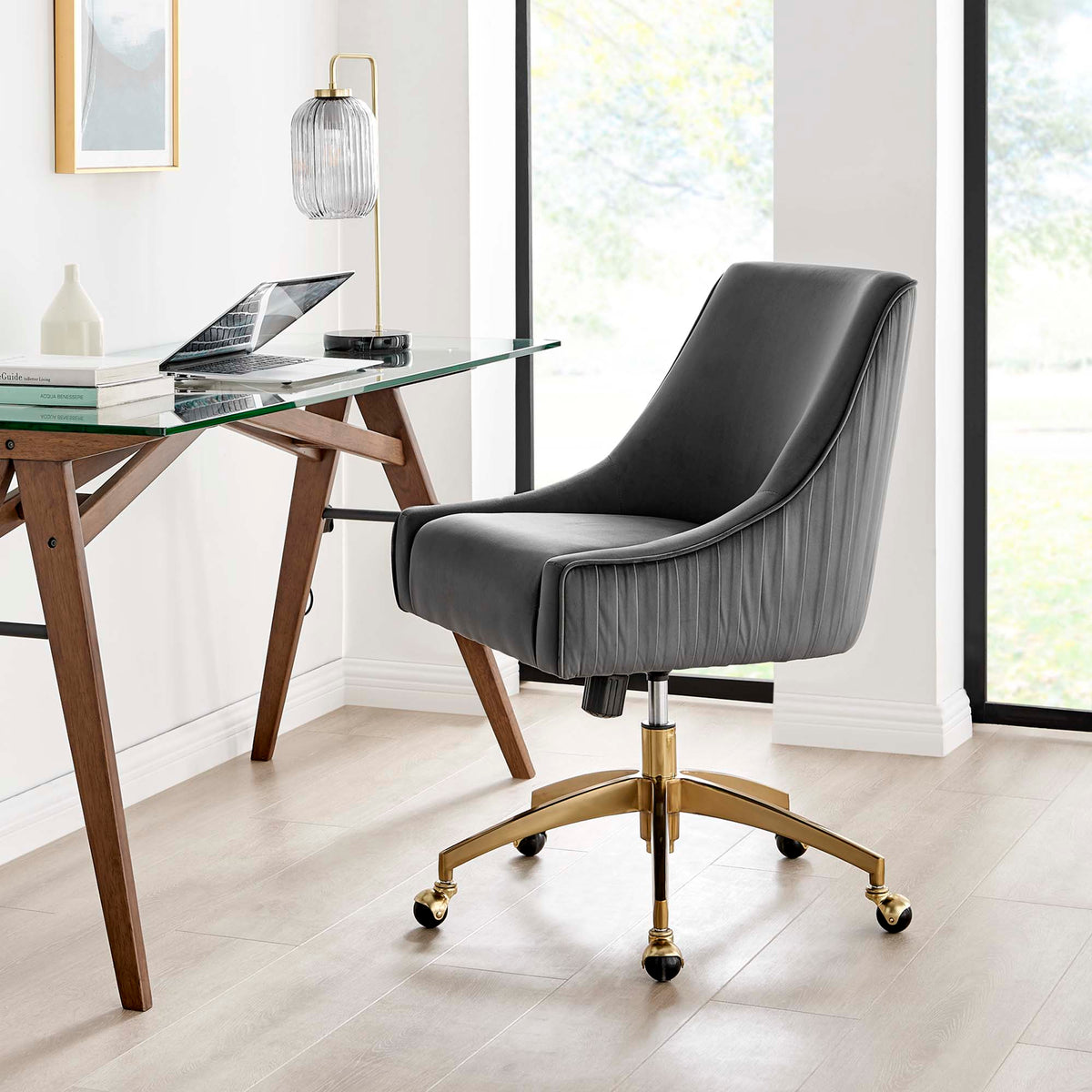 Discern Performance Velvet Office Chair by Modway, photo 11 of 21