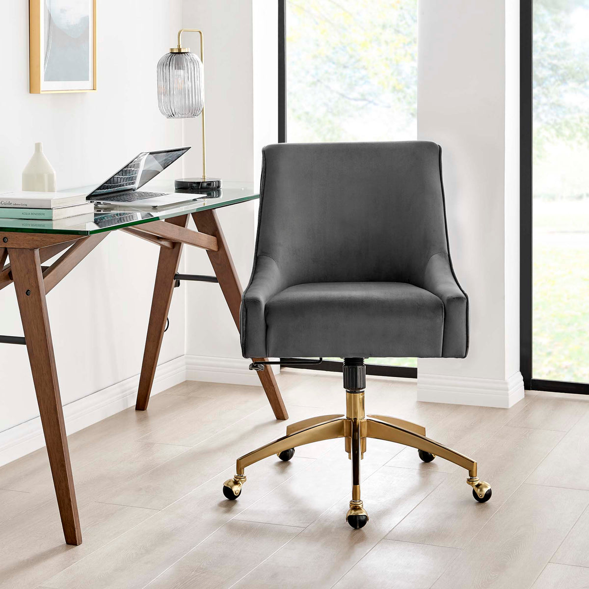 Discern Performance Velvet Office Chair by Modway, photo 9 of 21