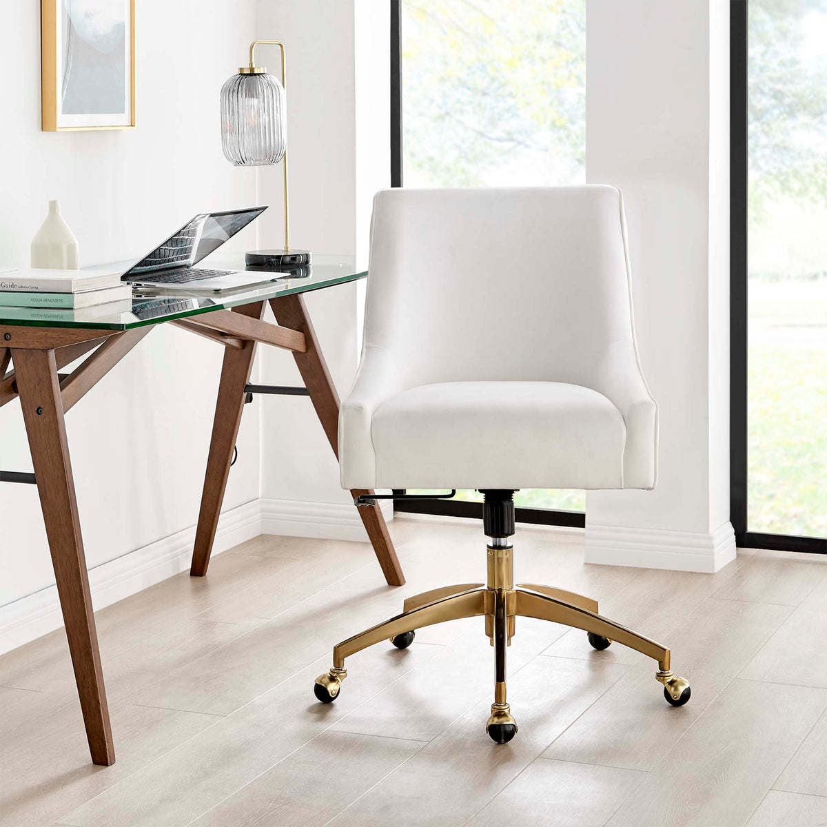 Discern Performance Velvet Office Chair by Modway, photo 7 of 21