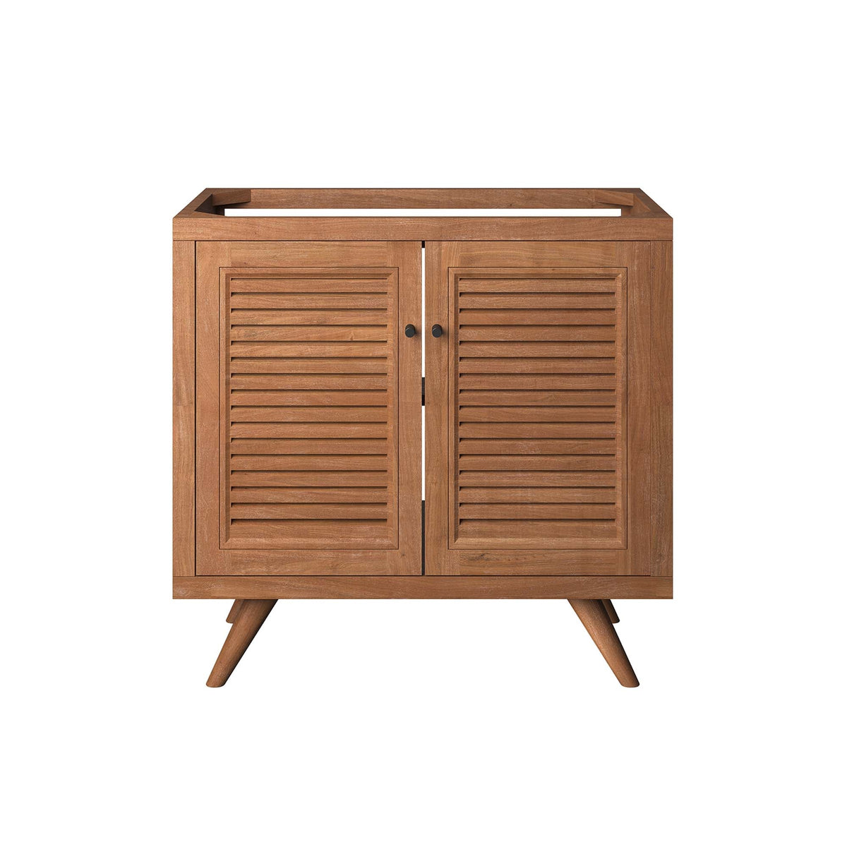 Birdie 36" Teak Wood Bathroom Vanity Cabinet, photo 5 of 7