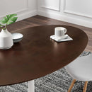 Lippa 60" Oval Cherry Walnut Wood Dining Table by Modway by HouseOfZazla