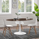 Lippa 60" Oval Cherry Walnut Wood Dining Table by Modway by HouseOfZazla