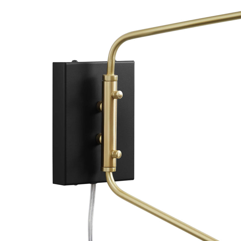 Journey 2-Light Swing Arm Wall Sconce by Modway, photo 5 of 7