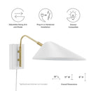 Journey 7" Swing Arm Wall Sconce by Modway by HouseOfZazla