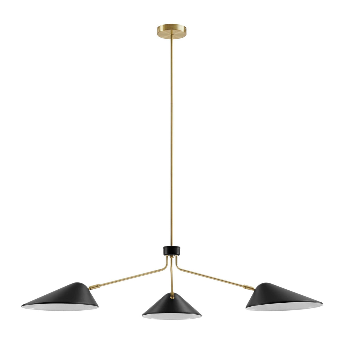 Journey 3-Light 14" Arm Pendant by Modway, photo 3 of 7