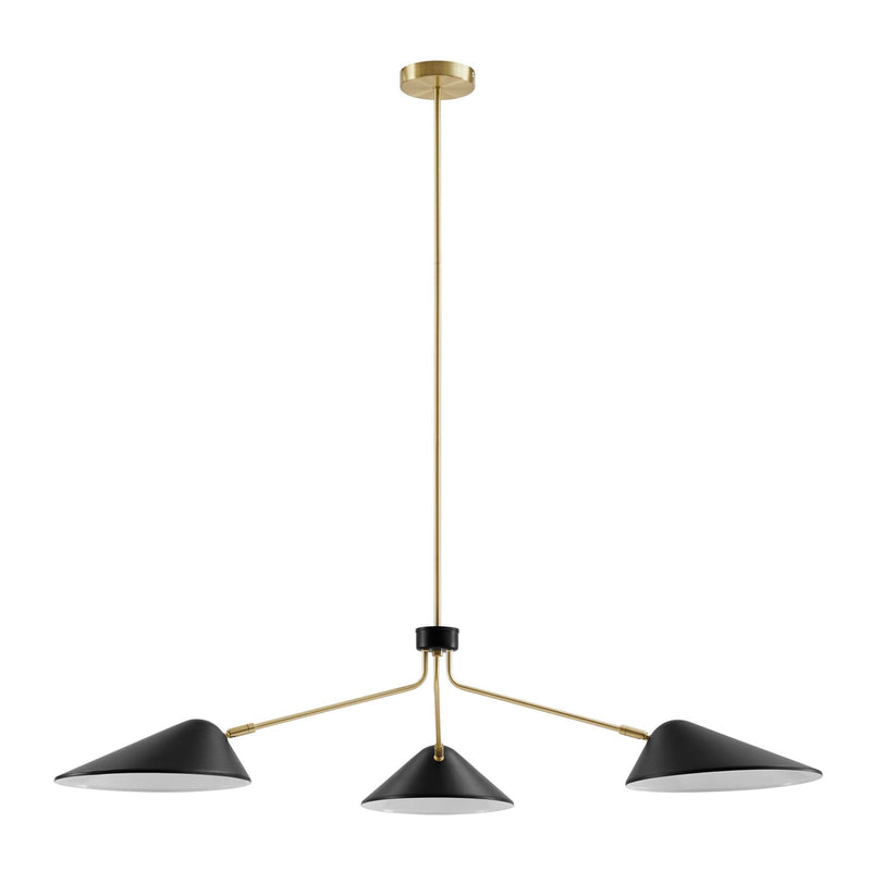Journey 3-Light 14" Arm Pendant by Modway, photo 3 of 7