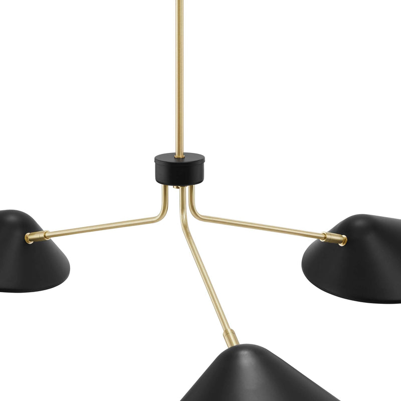 Journey 3-Light 14" Arm Pendant by Modway, photo 4 of 7