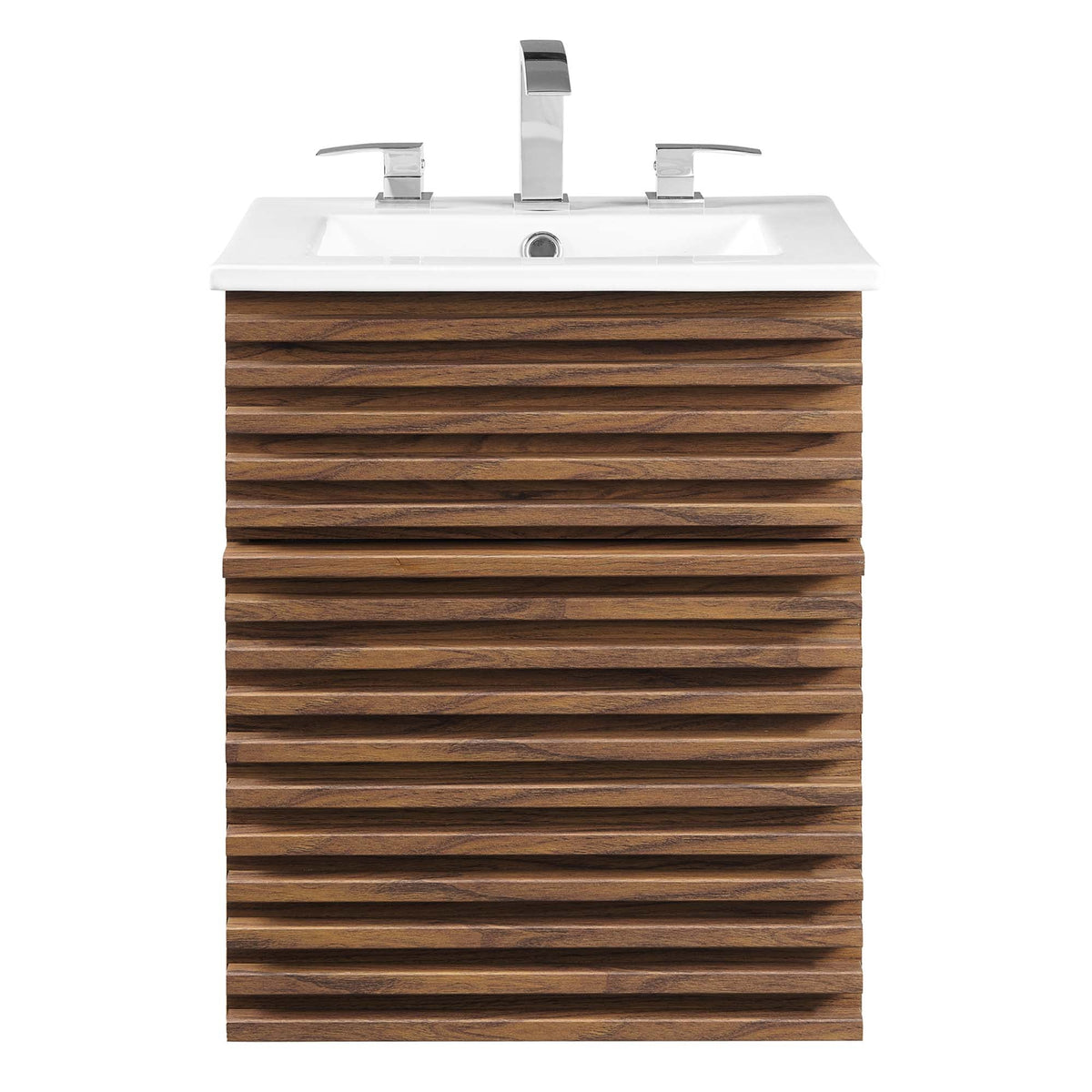 Render 18" Wall-Mount Bathroom Vanity by Modway, photo 3 of 53