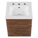 Render 18" Wall-Mount Bathroom Vanity by Modway by HouseOfZazla