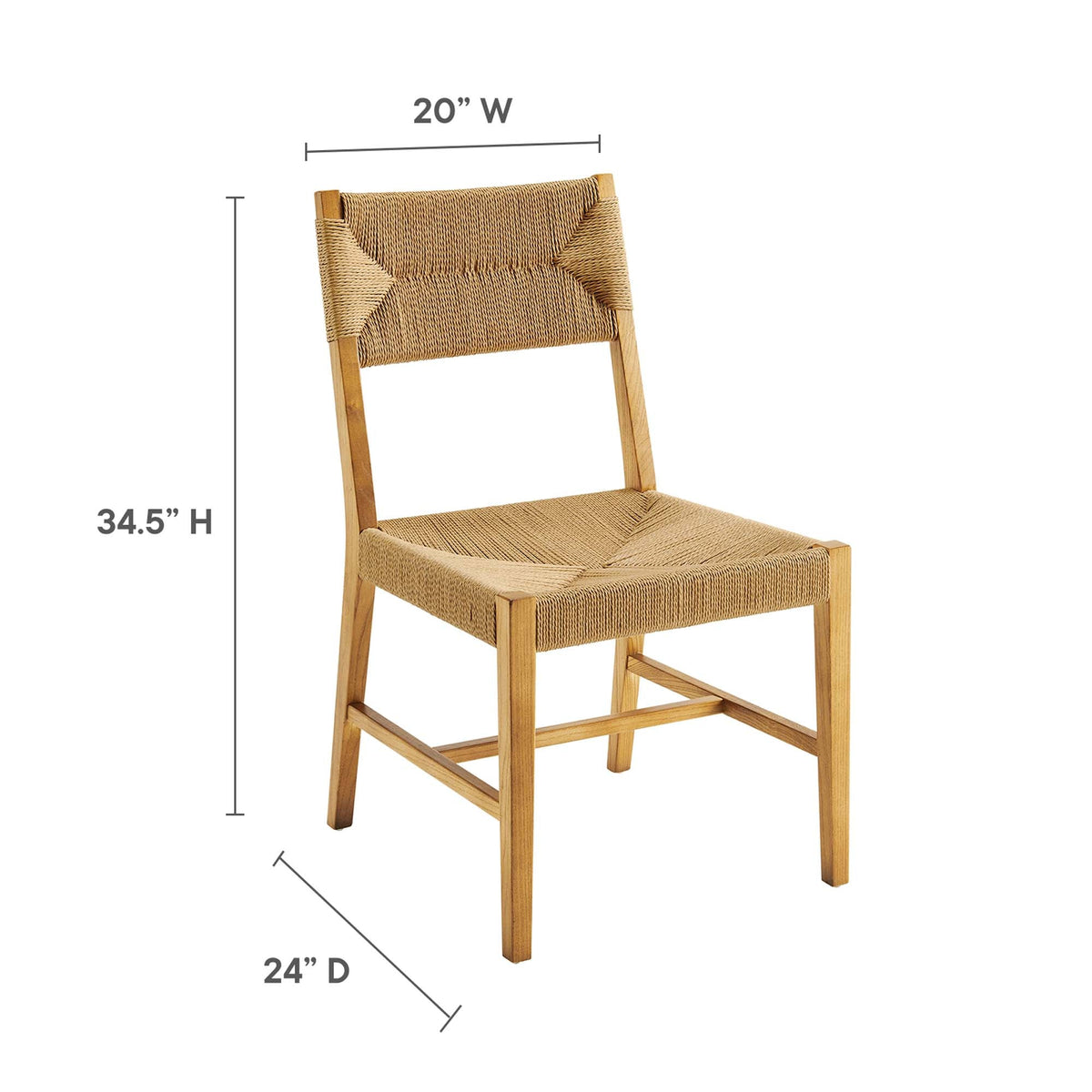 Bodie Wood Dining Chair by Modway, photo 21 of 28