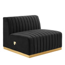 Conjure Channel Tufted Performance Velvet Armless Chair by Modway by HouseOfZazla