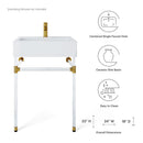Redeem 24" Acrylic Wall-Mount Bathroom Vanity by Modway by HouseOfZazla