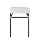 Redeem 24" Wall-Mount Black Stainless Steel Bathroom Vanity by HouseOfZazla