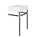Redeem 24" Wall-Mount Black Stainless Steel Bathroom Vanity by HouseOfZazla