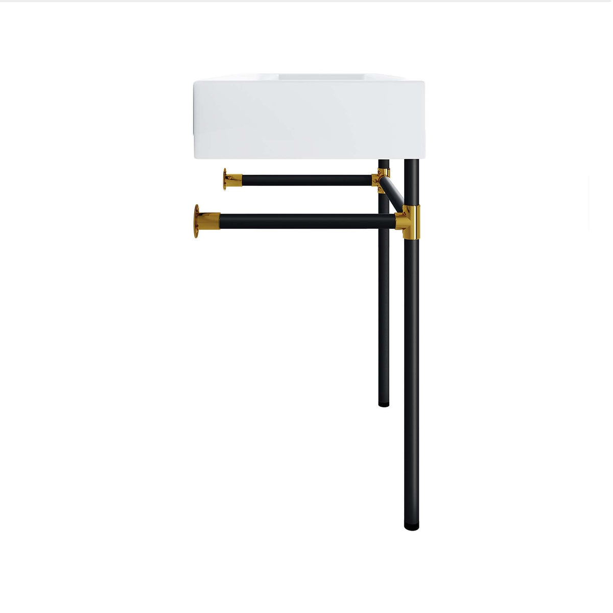 Redeem 24" Wall-Mount Black Stainless Steel Bathroom Vanity, photo 5 of 7