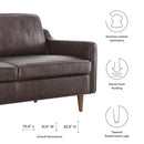 Impart Genuine Leather Sofa by Modway by HouseOfZazla