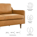 Impart Genuine Leather Sofa by Modway by HouseOfZazla