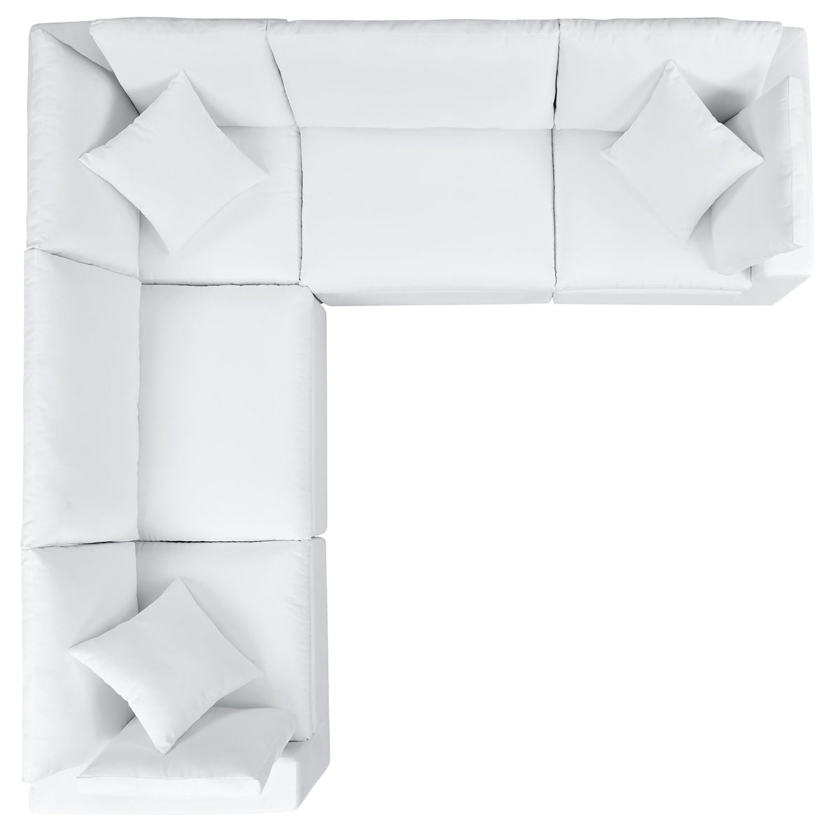 Commix 5-Piece Sunbrella Outdoor Patio Sectional Sofa by Modway, photo 3 of 7