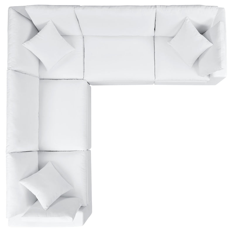 Commix 5-Piece Sunbrella Outdoor Patio Sectional Sofa by Modway, photo 3 of 7