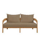Brisbane Teak Wood Outdoor Patio Loveseat by Modway by HouseOfZazla