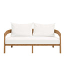 Brisbane Teak Wood Outdoor Patio Loveseat by Modway by HouseOfZazla