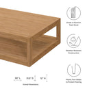 Carlsbad Teak Wood Outdoor Patio Coffee Table by Modway by HouseOfZazla