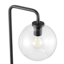 Silo Glass Globe Glass and Metal Floor Lamp by Modway by HouseOfZazla