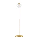 Silo Glass Globe Glass and Metal Floor Lamp by Modway by HouseOfZazla
