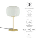 Reprise Glass Sphere Glass and Metal Table Lamp by Modway by HouseOfZazla