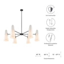 Beacon 6-Light Chandelier by Modway by HouseOfZazla
