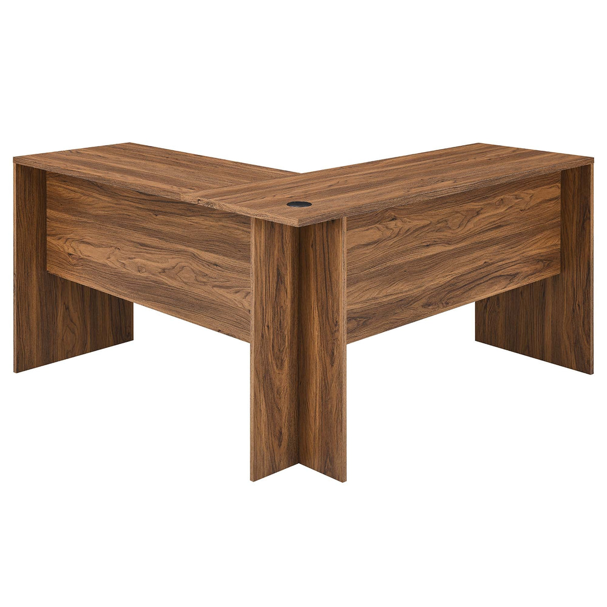 Venture L-Shaped Wood Office Desk by Modway, photo 4 of 7