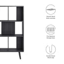 Transmit 5 Shelf Wood Grain Bookcase by Modway by HouseOfZazla