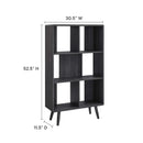Transmit 5 Shelf Wood Grain Bookcase by Modway by HouseOfZazla