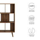 Transmit 5 Shelf Wood Grain Bookcase by Modway by HouseOfZazla