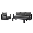 Tahoe 3-Piece Outdoor Patio Powder-Coated Aluminum Set by Modway by HouseOfZazla