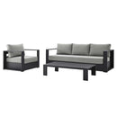 Tahoe 3-Piece Outdoor Patio Powder-Coated Aluminum Set by Modway by HouseOfZazla