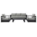 Tahoe 4-Piece Outdoor Patio Powder-Coated Aluminum Set by Modway by HouseOfZazla